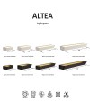 ALTEA * APLIQUE LED BLANCO 15W - 4000K